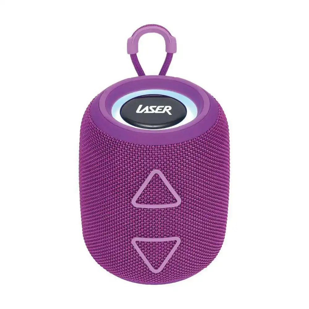 Laser Portable Mini Fabric Wireless Bluetooth Speaker Audio/Music TWS Purple