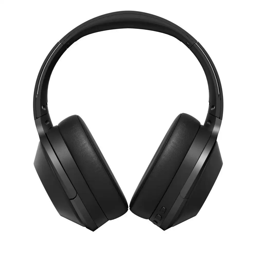 Laser Wireless Bluetooth ENC Over-Ear Headphones Headset w/ Microphone Black