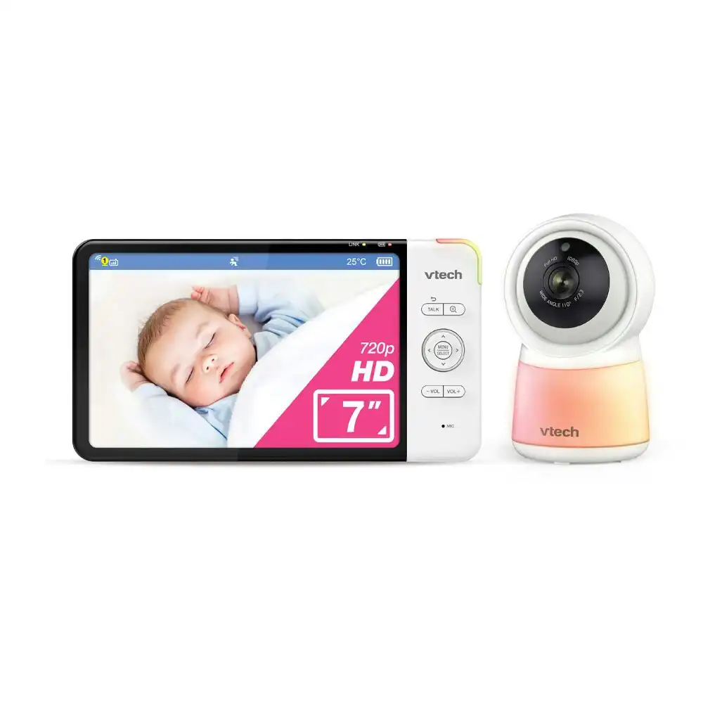 VTech 7 Inch Smart HD Video Baby Camera Monitor With Remote Access 1080p