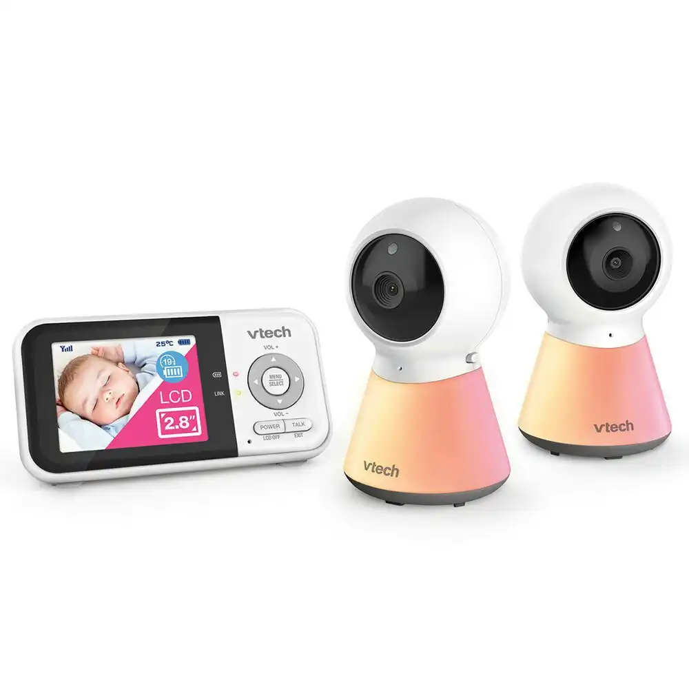 VTech BM3350N 2-Camera 7cm Full Colour Digital Baby Monitor/Sound Home Security