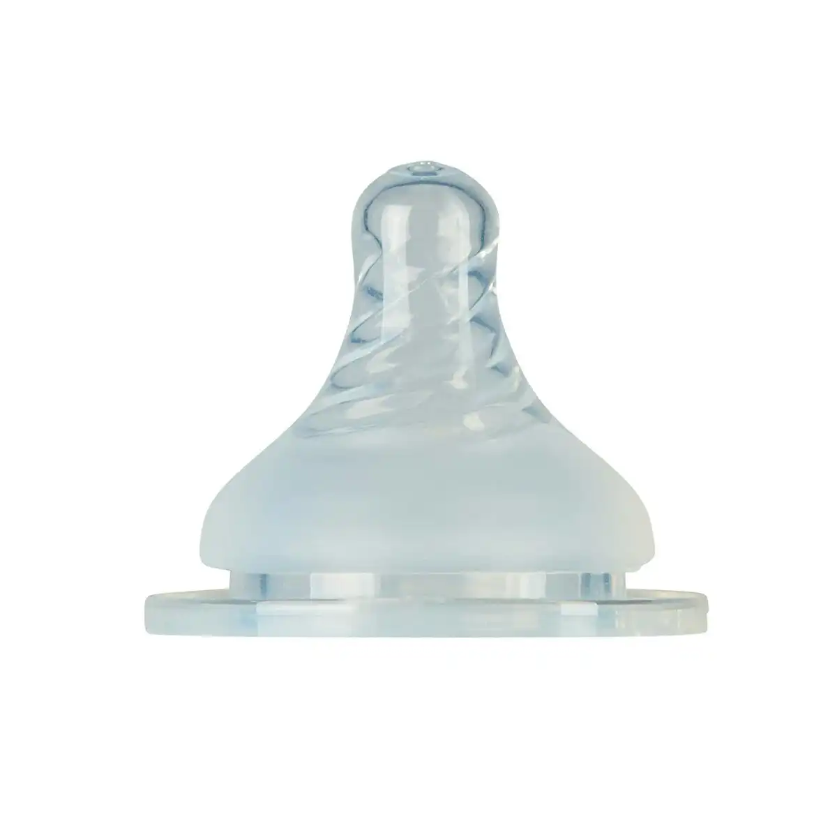 2PK Mininor Baby Anti-Colic Silicone Teat/Nipple For Feeding Bottle 3m Clear