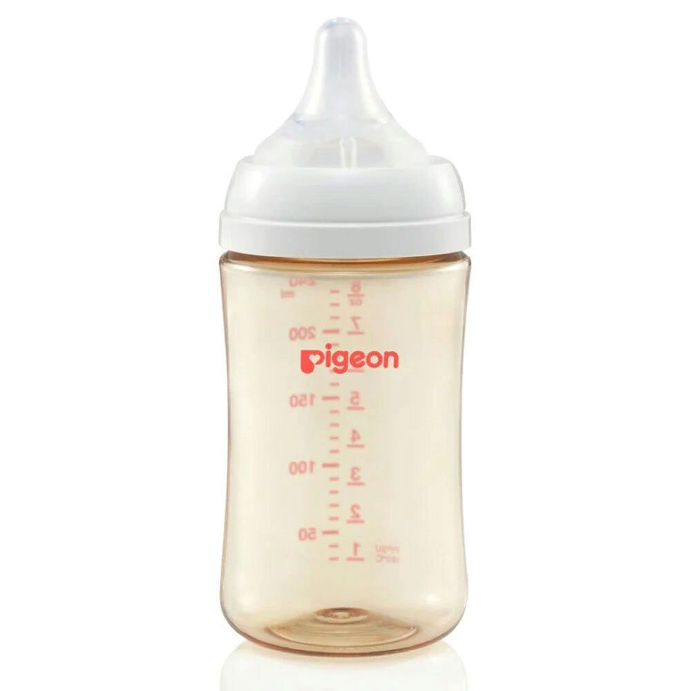 PIGEON Softouch lll Drinking/Feeding Bottle PPSU Anti-Colic 240ml Baby 3m+