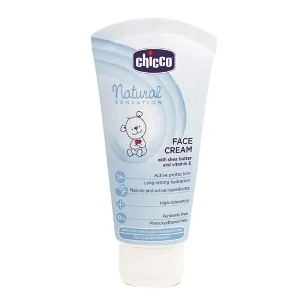 Chicco Nursing Baby Natural Sensation 50ml Face Cream For Dry/Sensitive Skin