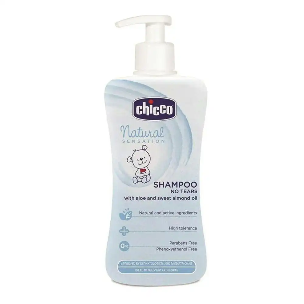 Chicco Nursing Natural Sensations Baby 500ml Shampoo No Tears Hypoallergenic