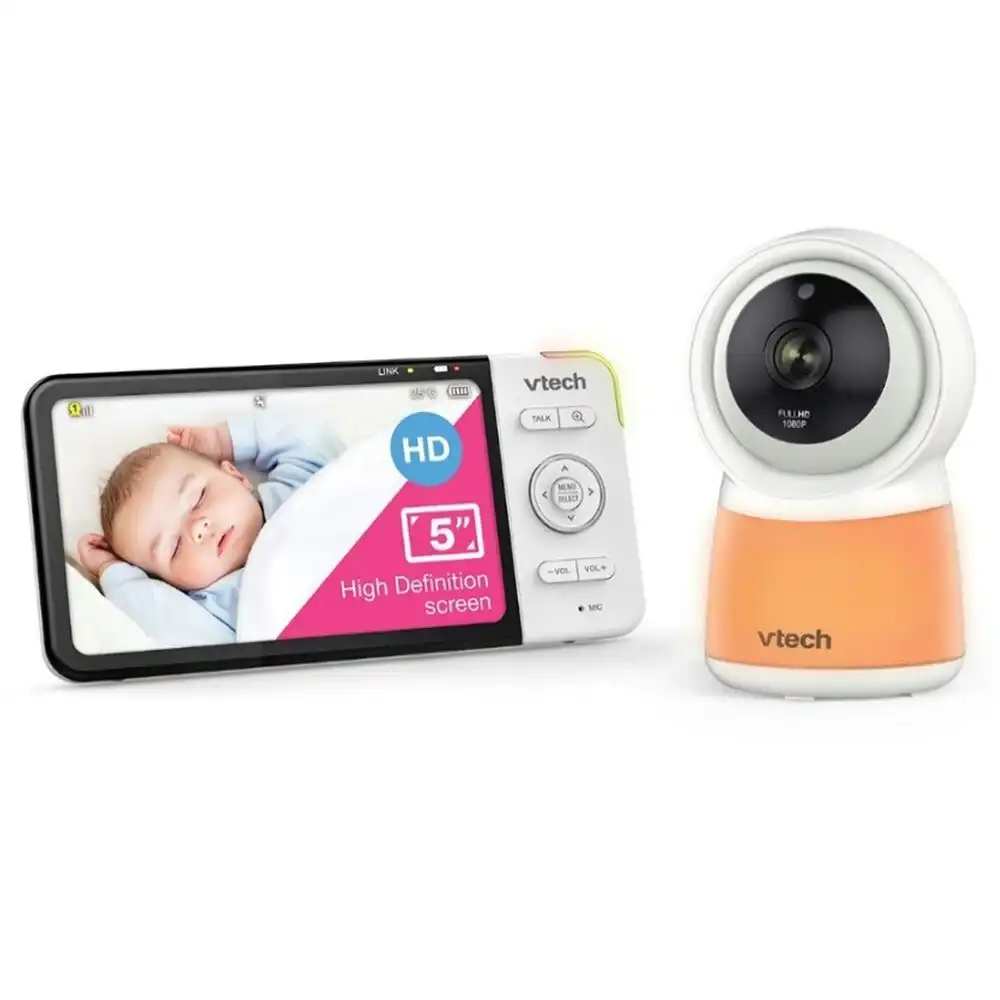 VTech 5 Inch Smart HD Video Baby Camera Monitor With Remote Access 1080p
