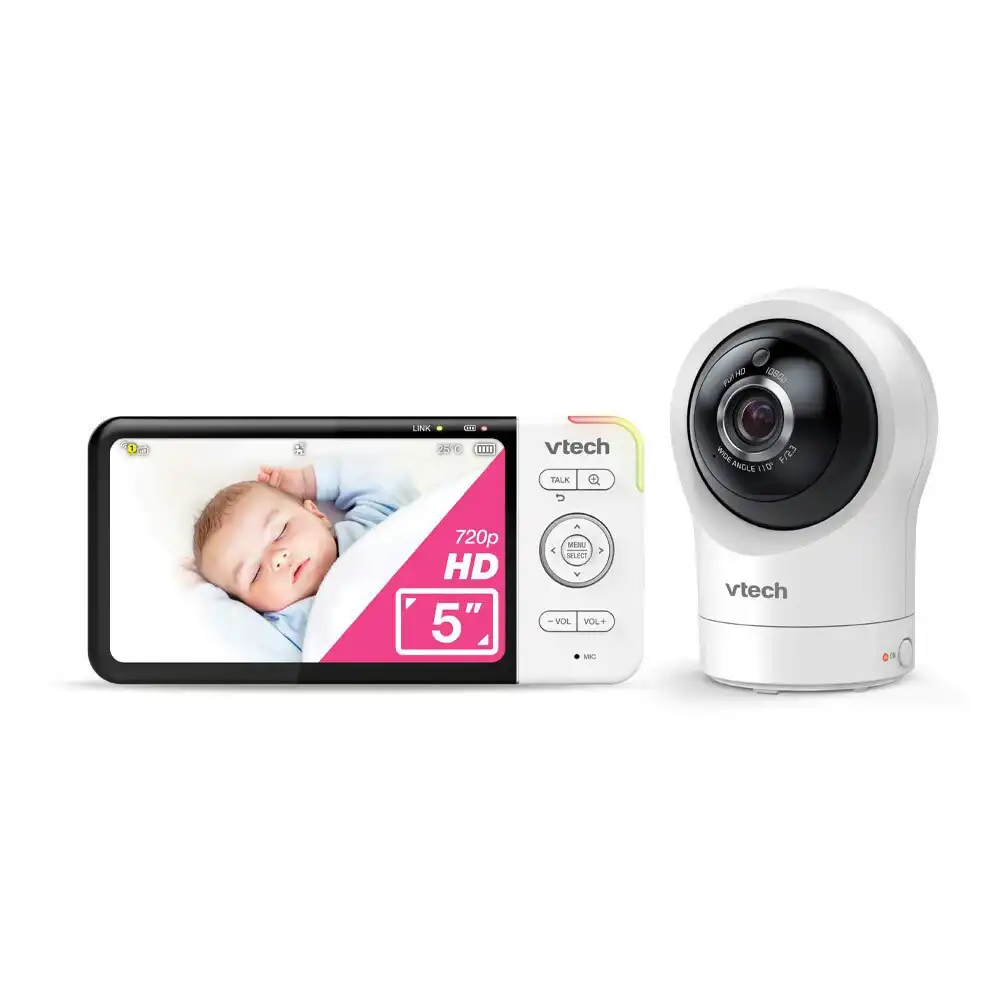 VTech 5 Inch Smart HD Pan & Tilt Video Baby Monitor With Remote Access 720p