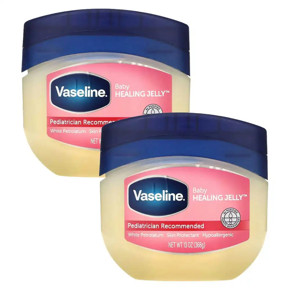 2x Vaseline Baby Protecting Healing Triple-Purified Petroleum Jelly 450ml