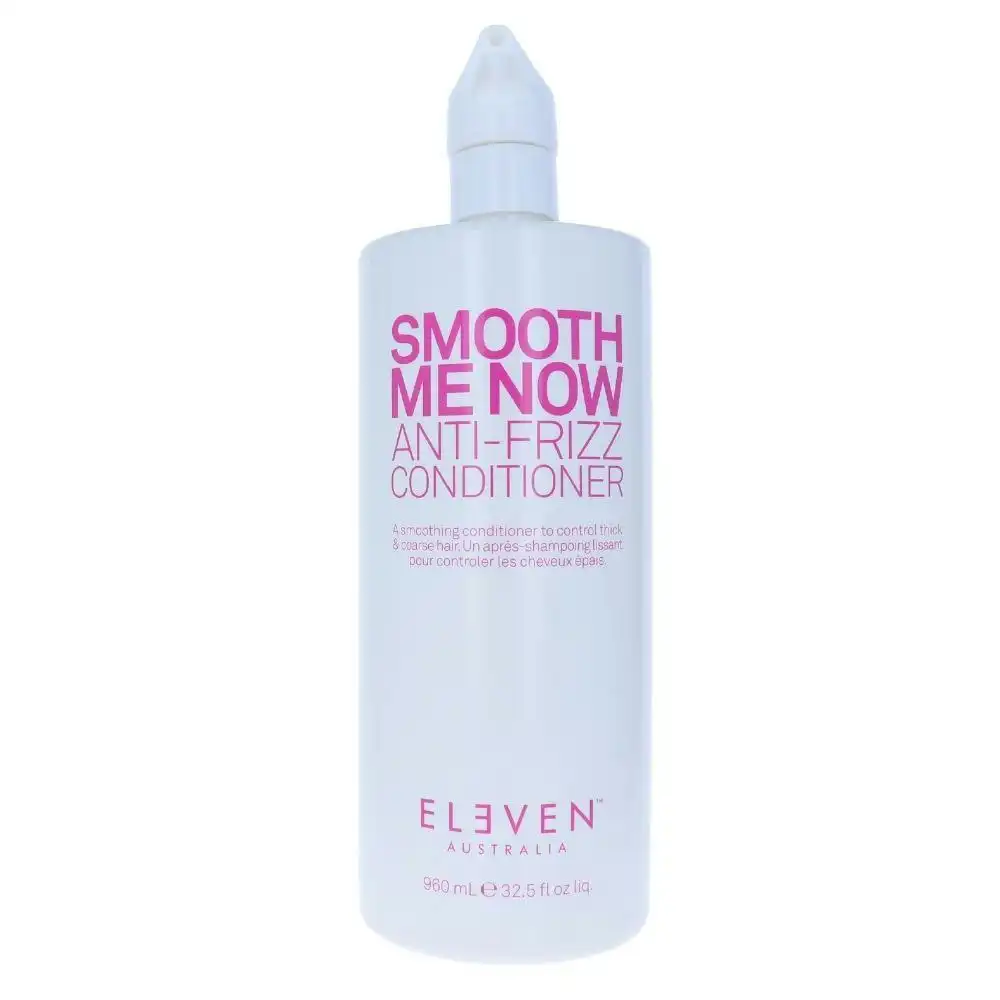 EleVen 960ml Smooth Me Now Anti-Frizz Hair Care Conditioner Coconut & Lime Scent