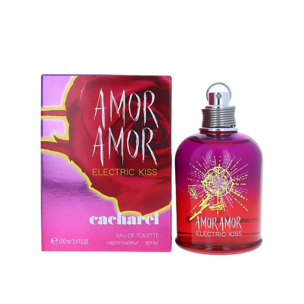 Cacharel Amor Amor Electric Kiss Eau De Toilette 100ml Spray Women's Perfume EDT