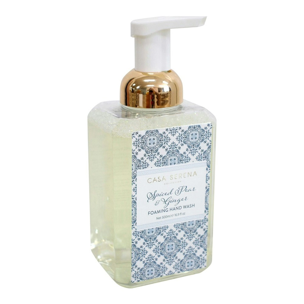 Casa Serena 500ml Foaming Hand Wash Liquid Fragranced Soap Spiced Pear & Ginger