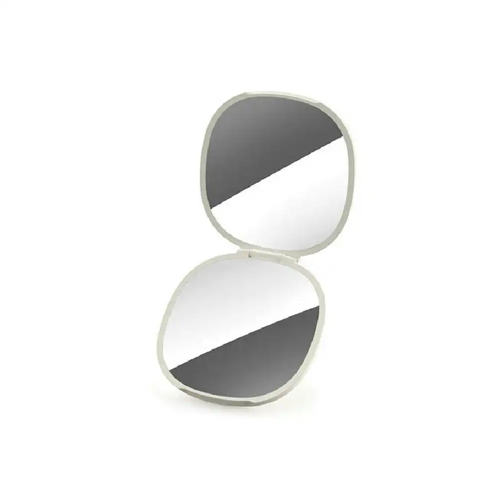 Joseph & Joseph Viva 2-in-1 Compact Shell Magnifying Mirror w/ Magnetic Closure