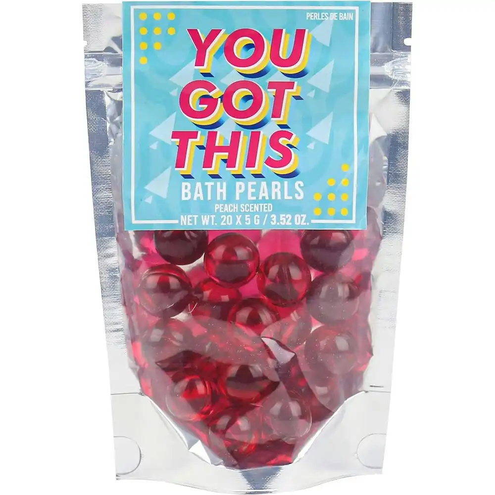20pc Gift Republic 5g You Got This 90's Scented Bath Pearls Fragrance Peach