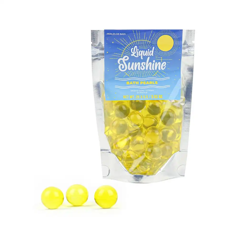 20pc Gift Republic 5g Liquid Sunshine Scented Bath Pearls Energising Citrus