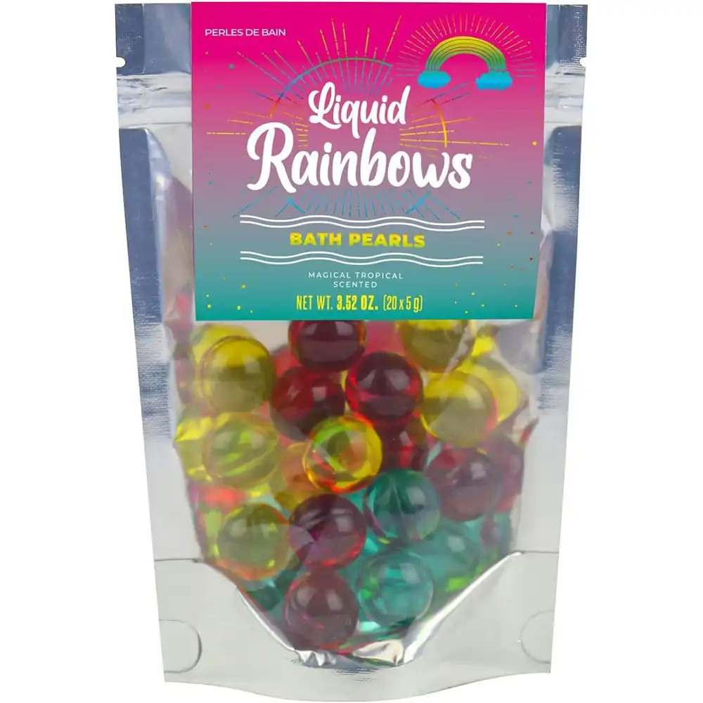 20pc Gift Republic 5g Liquid Spirit Rainbow Bath Pearls Body Fragrance Tropical