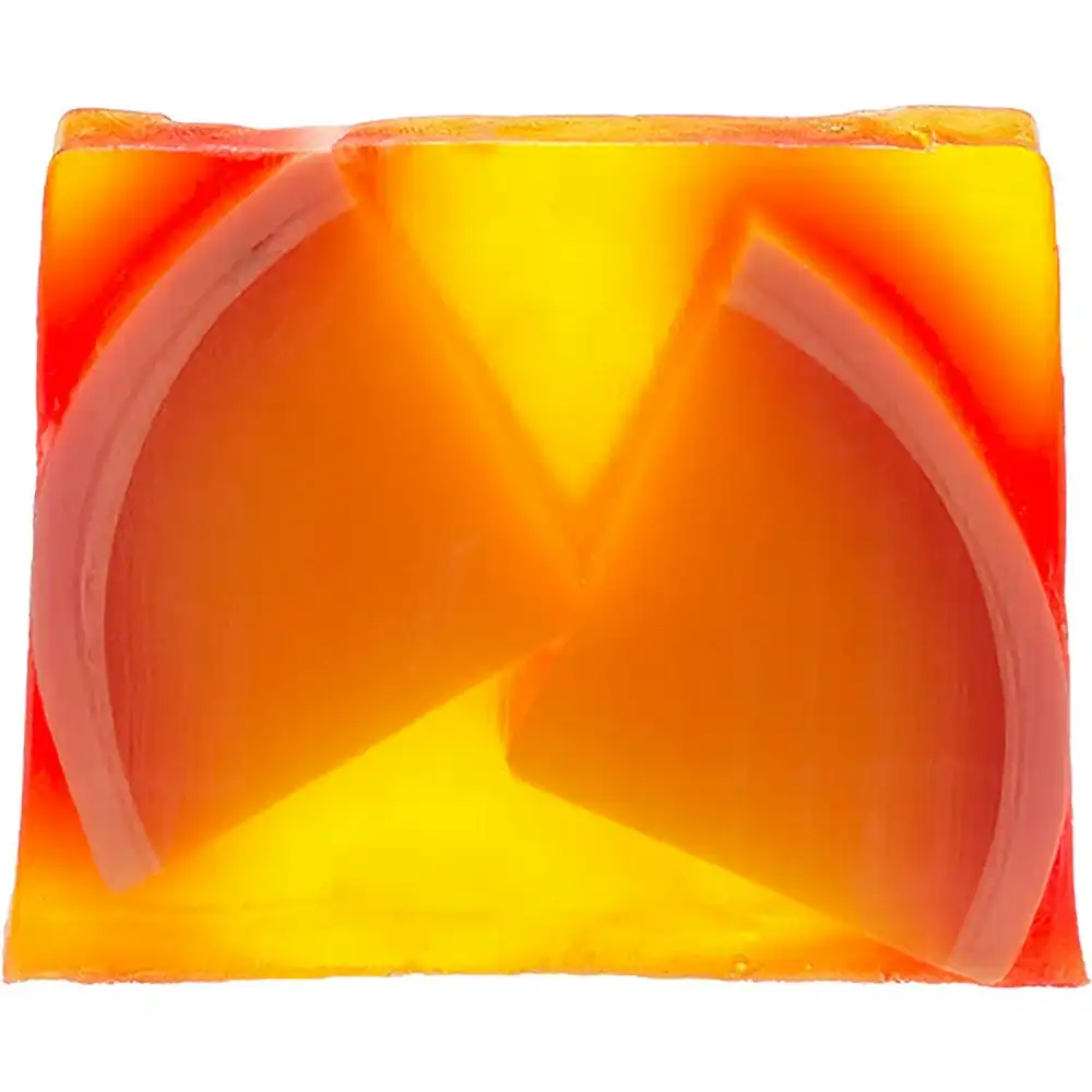 Bomb Cosmetics Go Mango Scented Soap Slice Bar Bathing Shower Body Fragrance