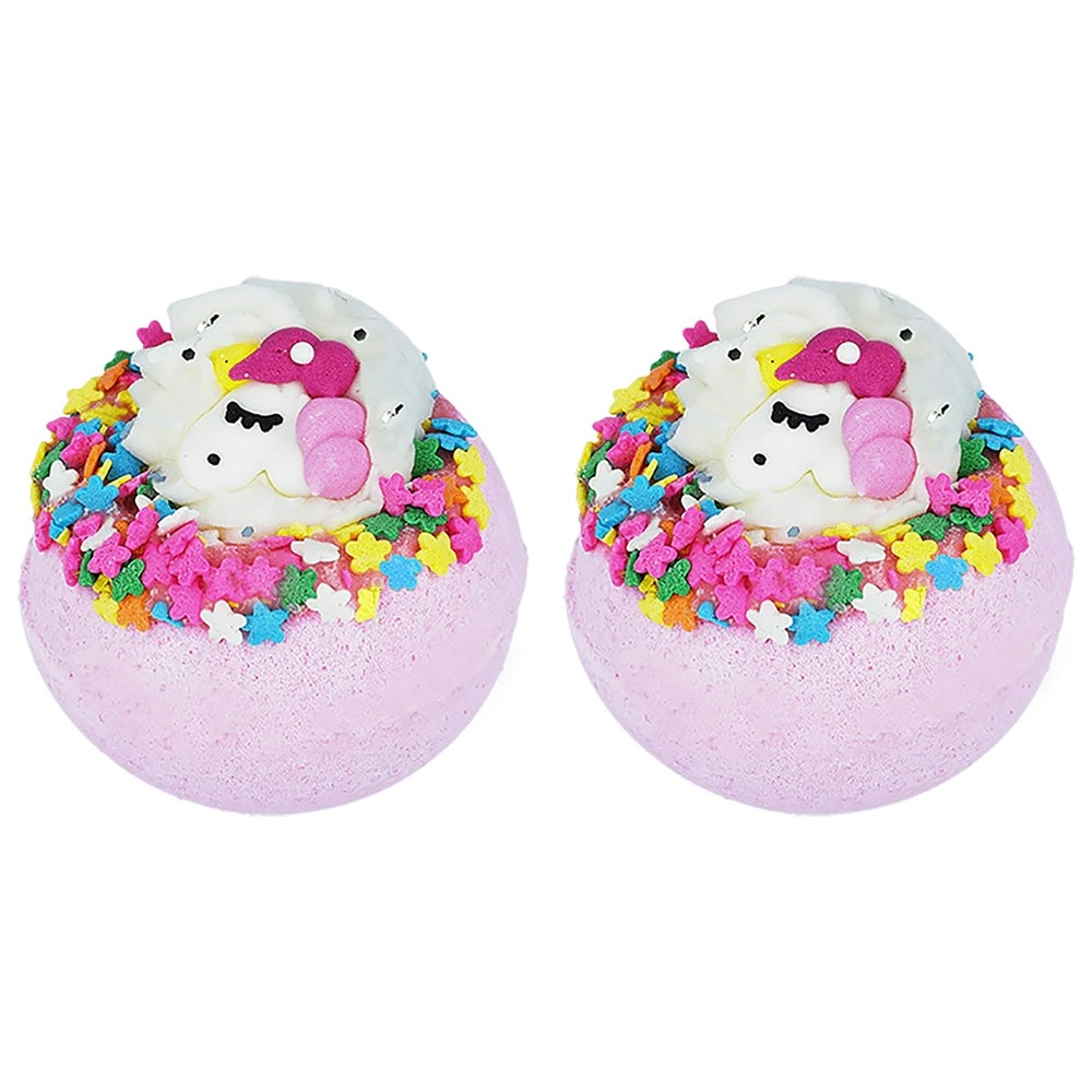 2PK Bomb Cosmetic I Believe in Unicorns Bath Bomb Blaster Body Fragrance Fizzy