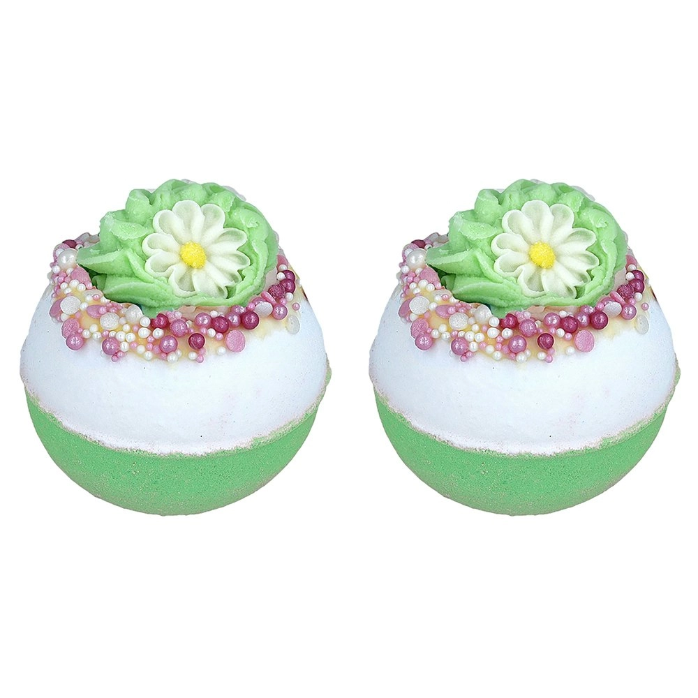 2PK Bomb Cosmetics Daisy Daisy Bath Bomb Blaster Body Skin Fragrance Tub Fizzies