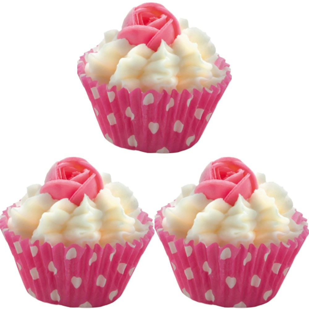 3PK Bomb Cosmetics Rosehip Bath Bomb Buttercup Body Moisturising Skin Fragrance