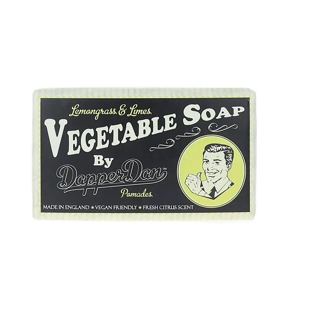 Dapper Dan 200g Vegetable Bar Soap Skin & Body Wash Bath/Shower Citrus Scent