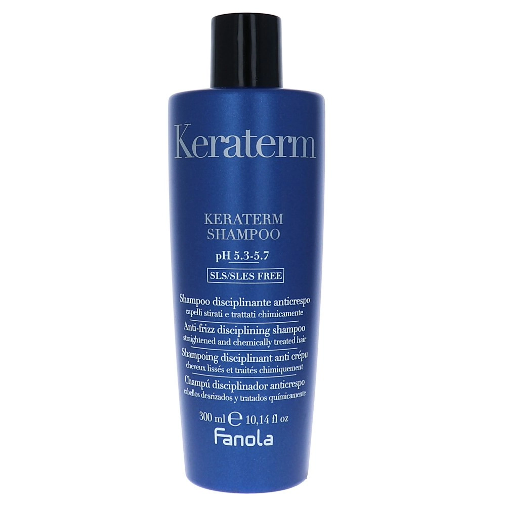 Fanola 300ml Keraterm Hair Ritual Anti-Frizz Hair Care Bath & Shower Shampoo