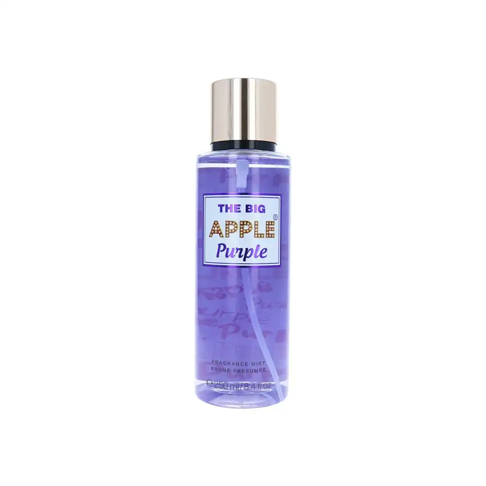 The Big Apple Purple 250ml Mist Spray Women's Body Floral Scented Fragrance
