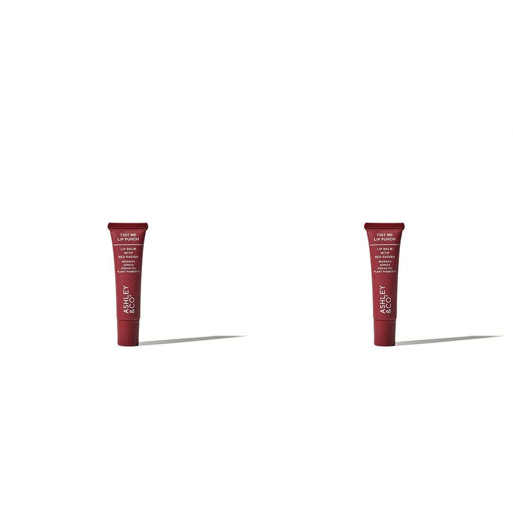 2x Ashley & Co Tint Me 15ml Tinted Lipbalm For Parched/Chapped Lips Red Radish