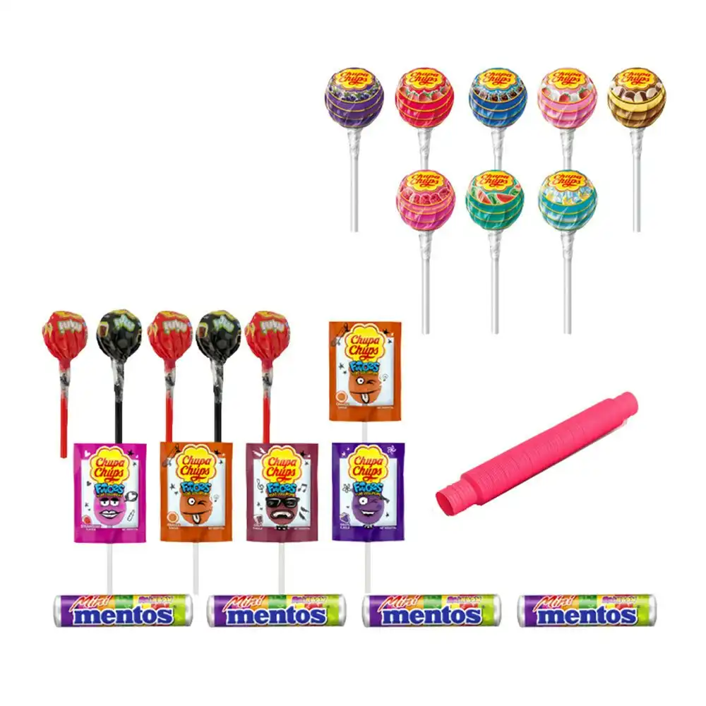 Chupa Chups Showbag Kids Candy Lollipop/Tongue Painters Confectionary Show Bag