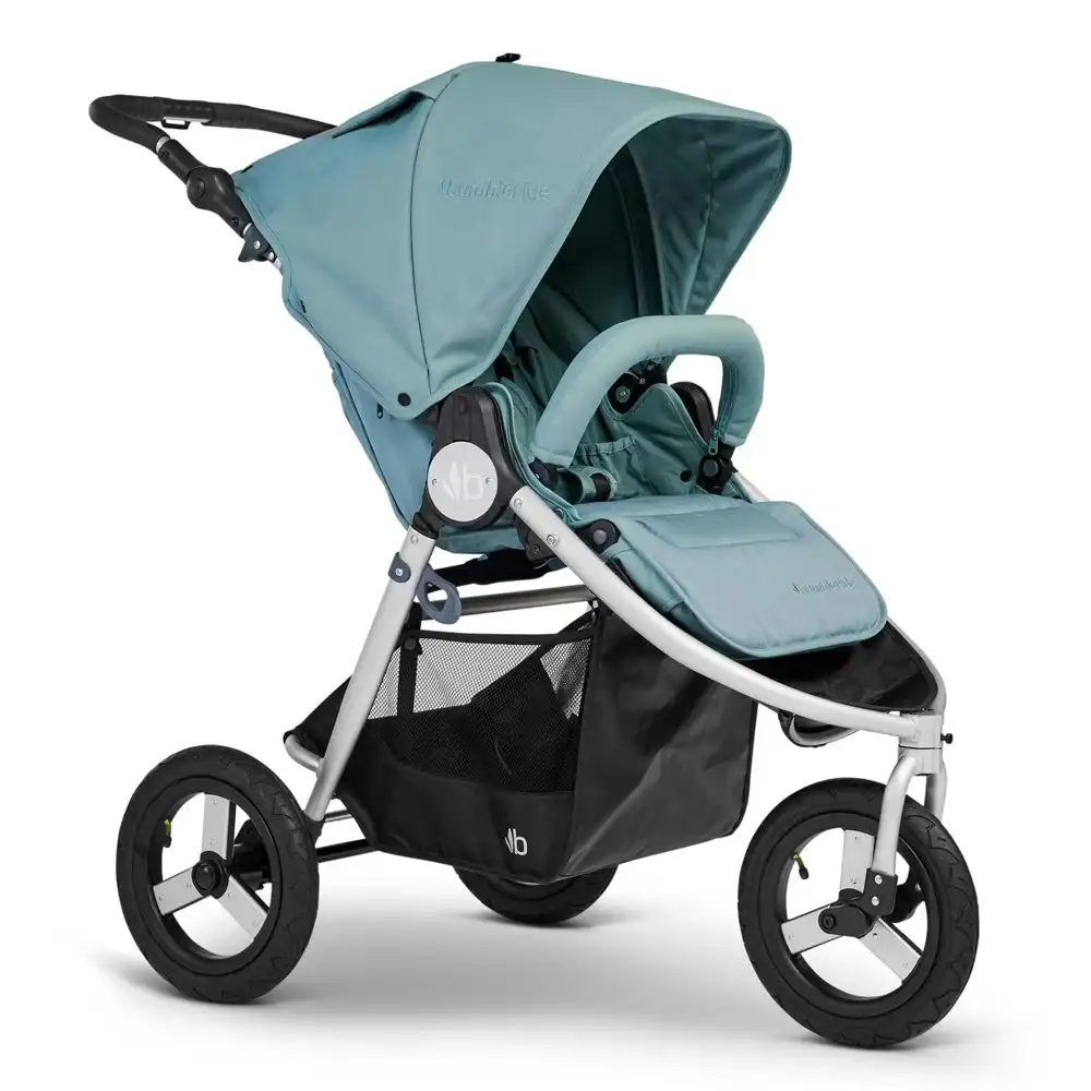 Bumbleride Indie Newborn/Infant Stroller Pushchair Pram Lightweight Sea Glass