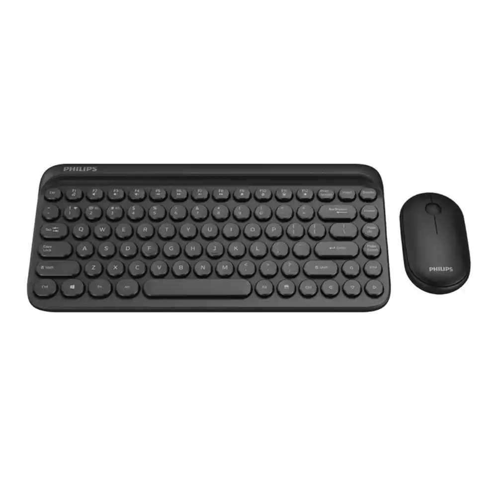 Philips Bluetooth Wireless Keyboard/Optical Mouse Set for Laptop PC Computer