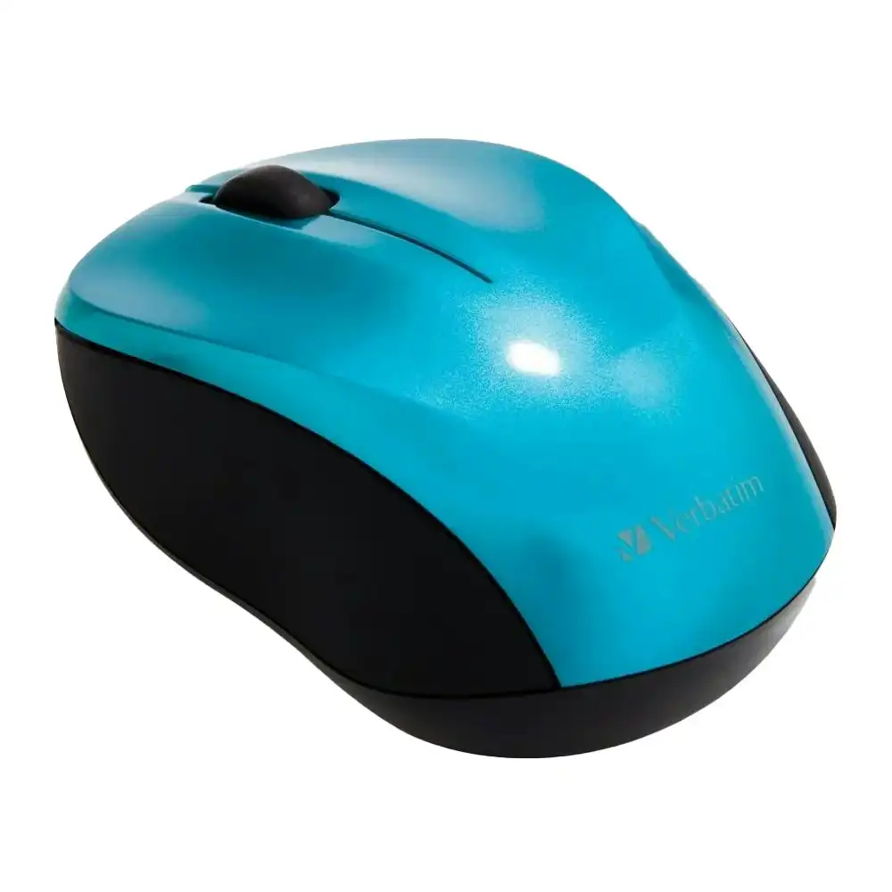 Verbatim Go Nano Wireless Bluetooth Light Weight Portable Battery Mouse Blue