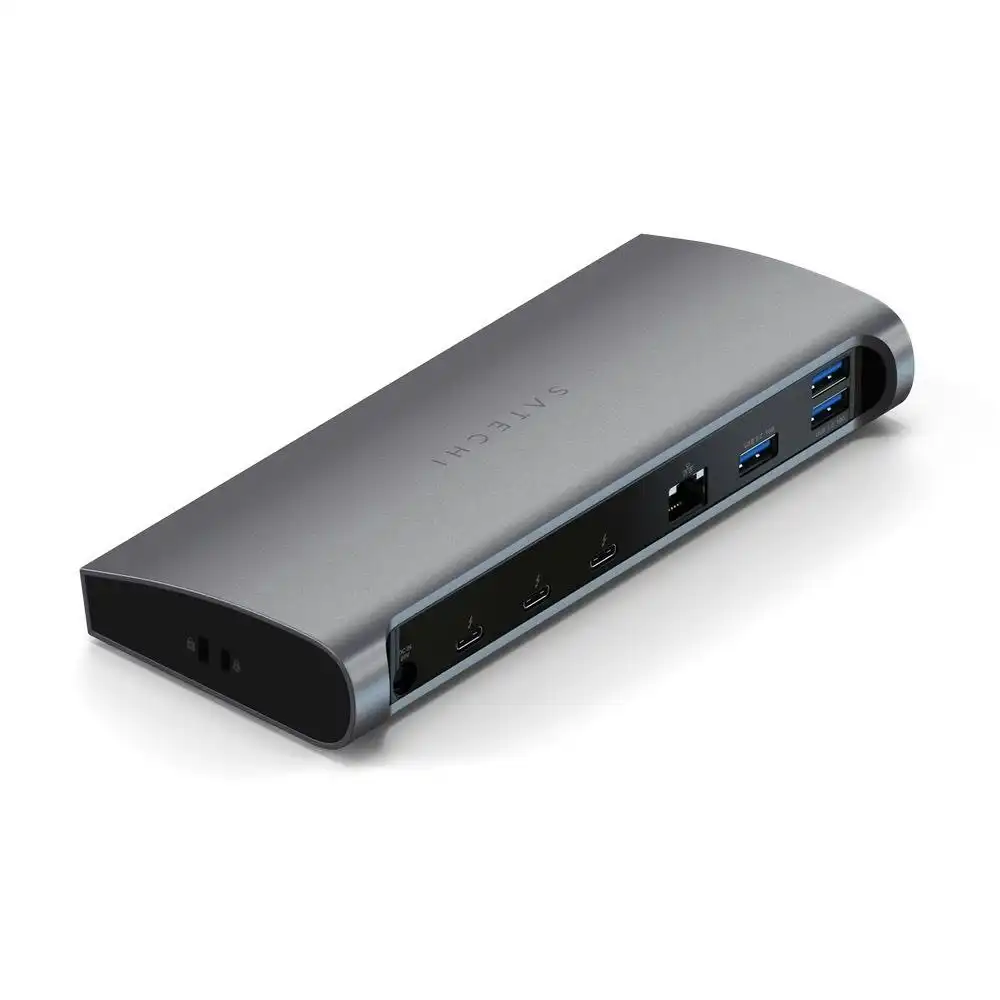 Satechi Thunderbolt 4/USB/3.5mm Audio Ports Dock For MacBook Pro M1 Space Grey