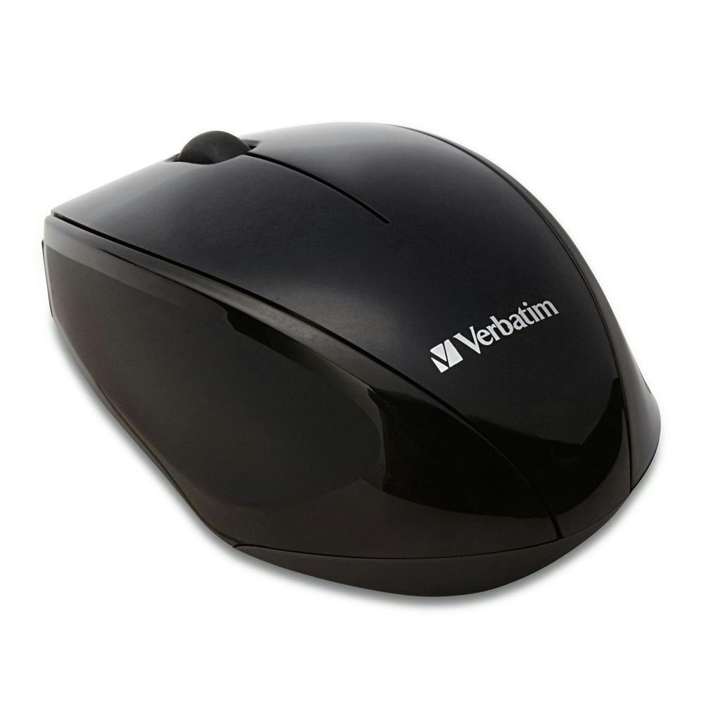 Verbatim Bluetooth/Wireless Optical Multi-Trac Blue Series LED PC Mouse Black