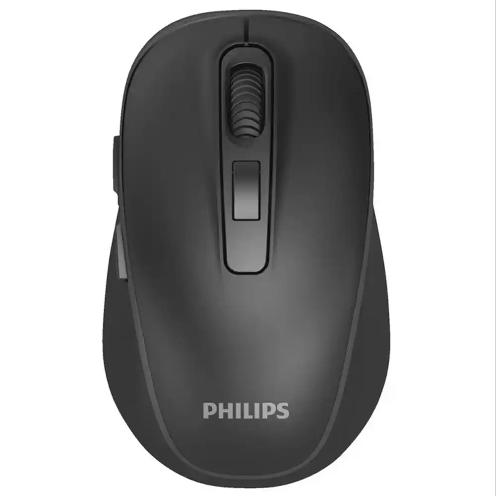 Philips Wireless PHSPK7405 Portable Optical Laptop PC Computer Mouse Black