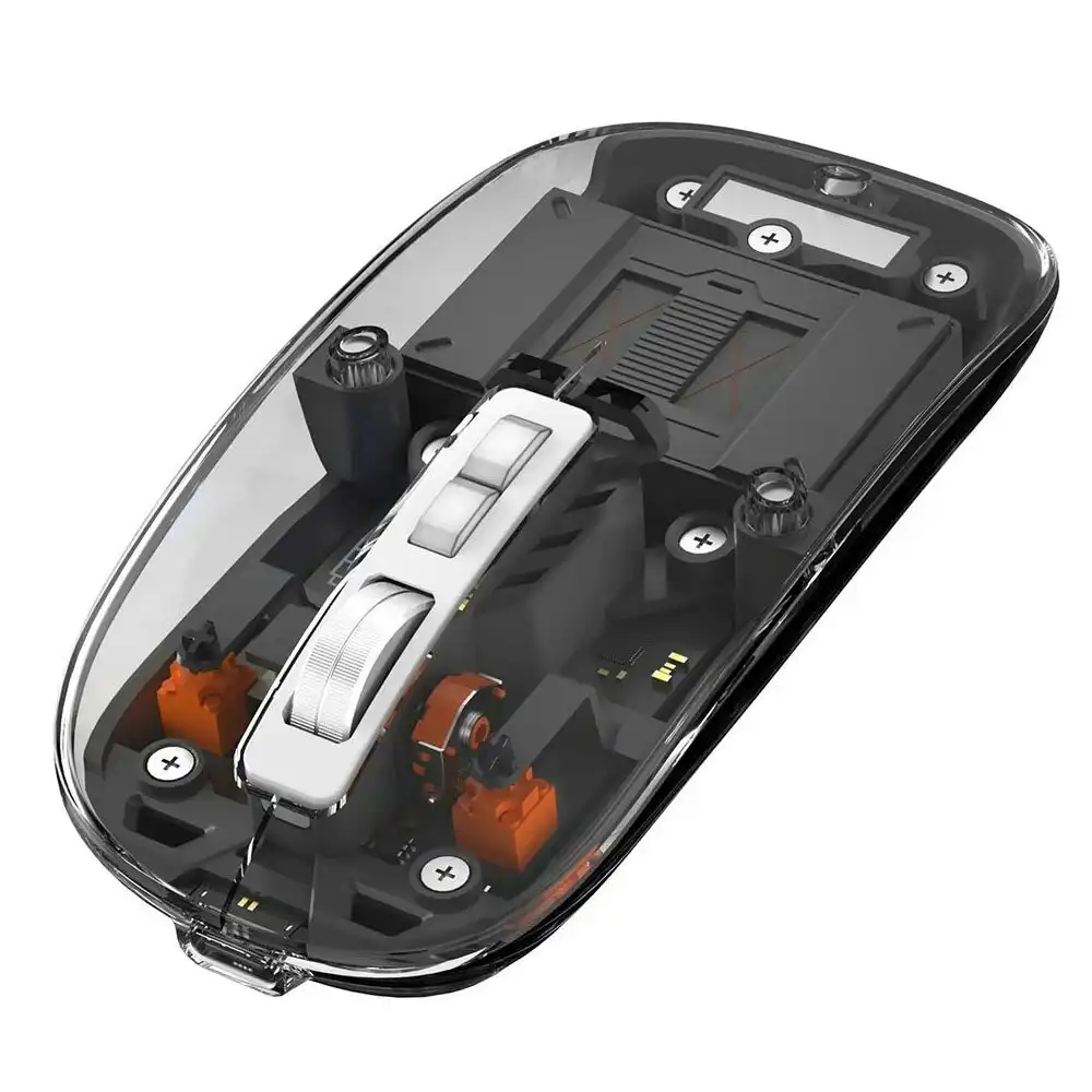 XtremeMac Multi-Connection Bluetooth Transparent Ergonomic Computer Mouse
