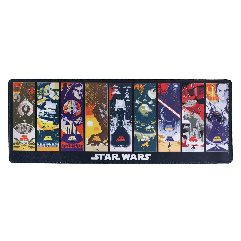 Paladone 80x30cm Star Wars Rubber Desk Mat Table Accessory Keyboard/Mouse Pad