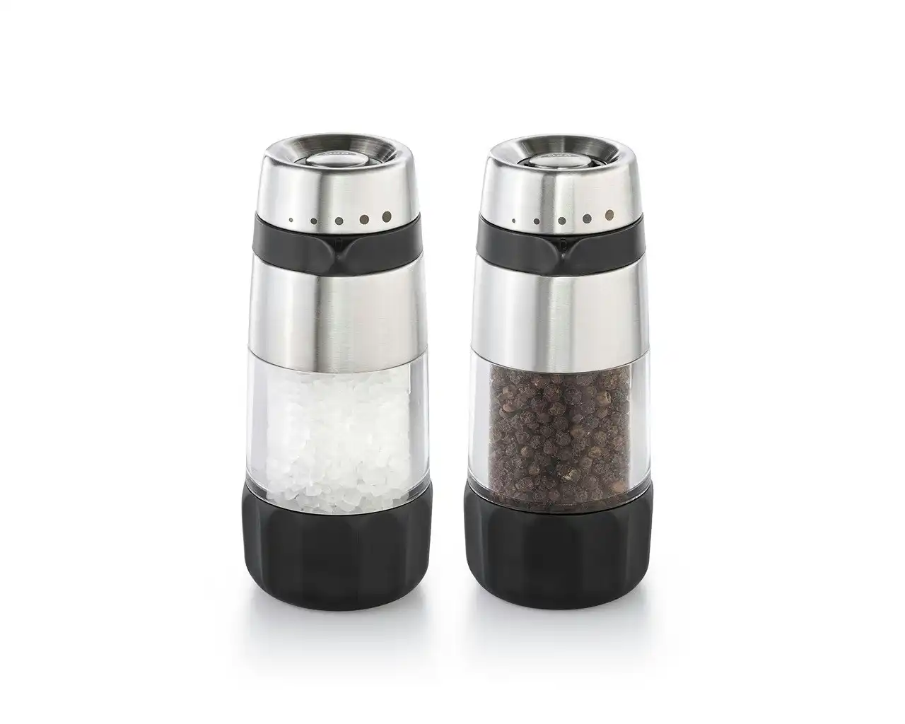 OXO Accent Mess-Free Salt & Pepper Grinder Set