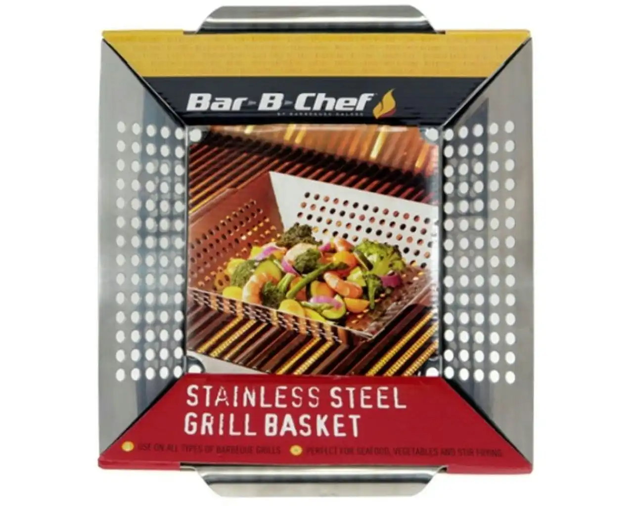 Pro Grill Stainless Steel Vege Grill Basket