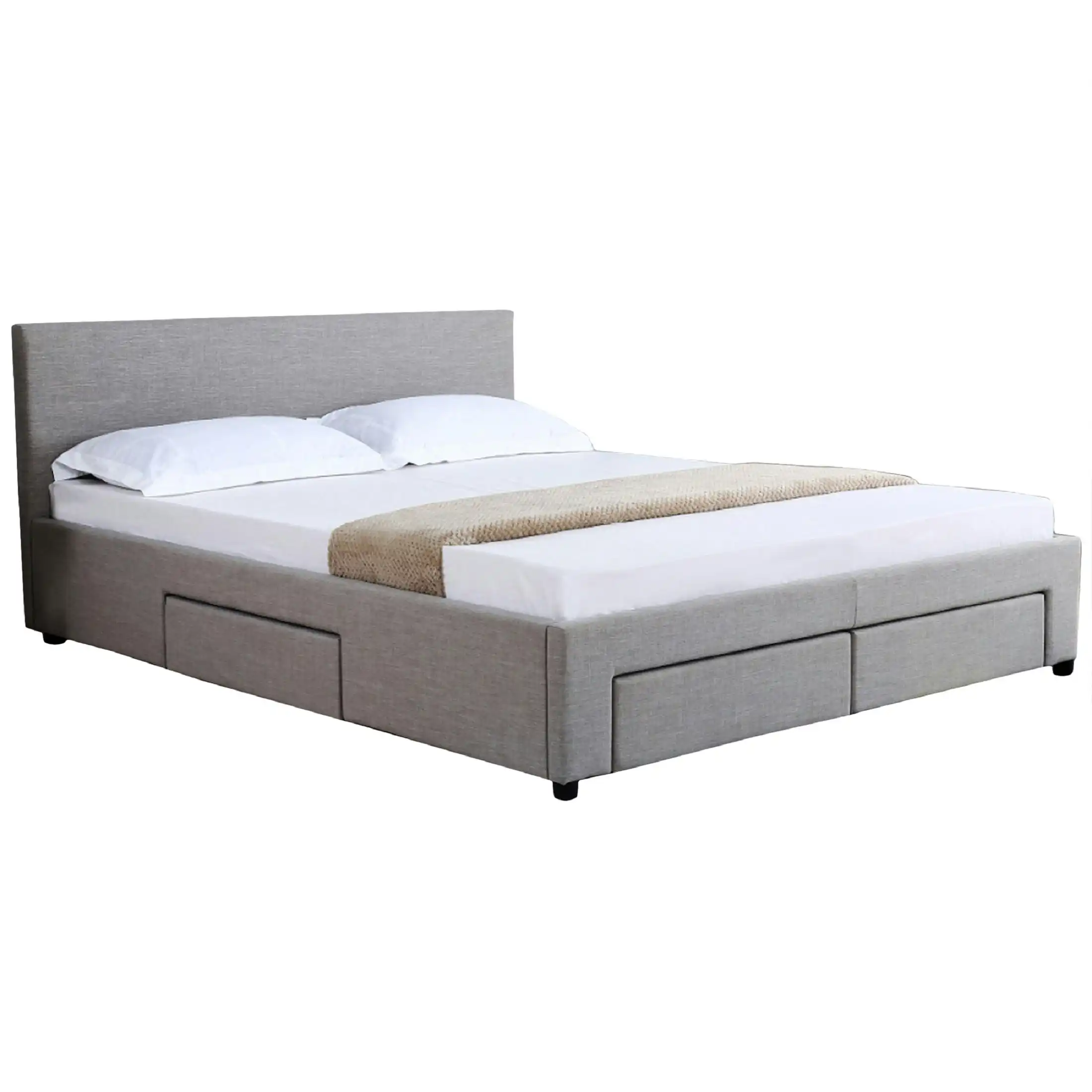 Nicola Double Bed with Drawers
