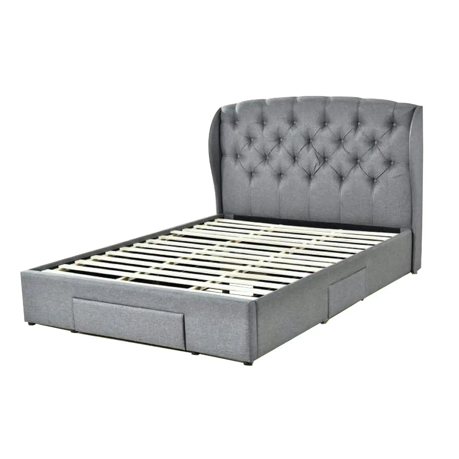 Henry Double Bed With Drawers