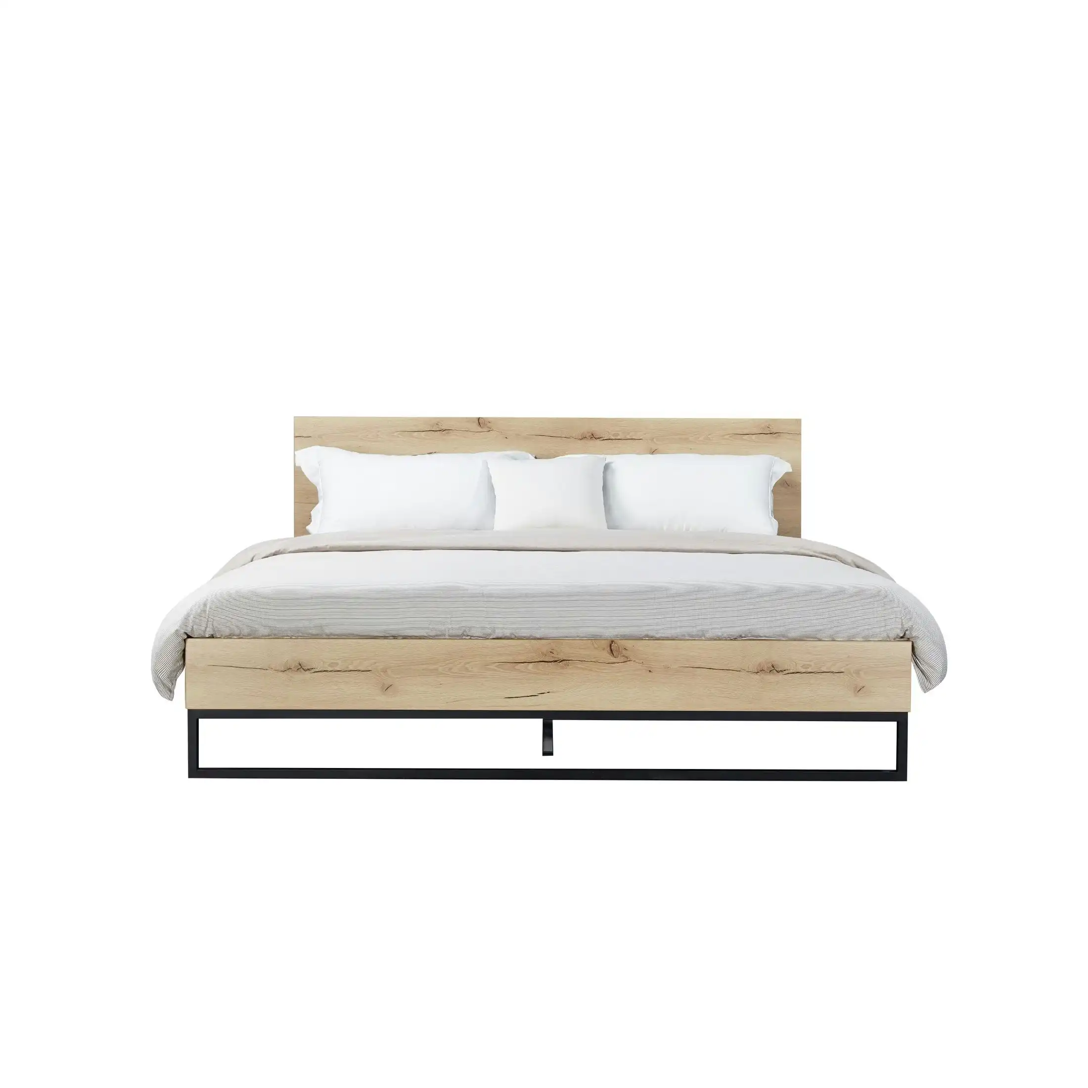 Coogee Double Bed Natural Oak