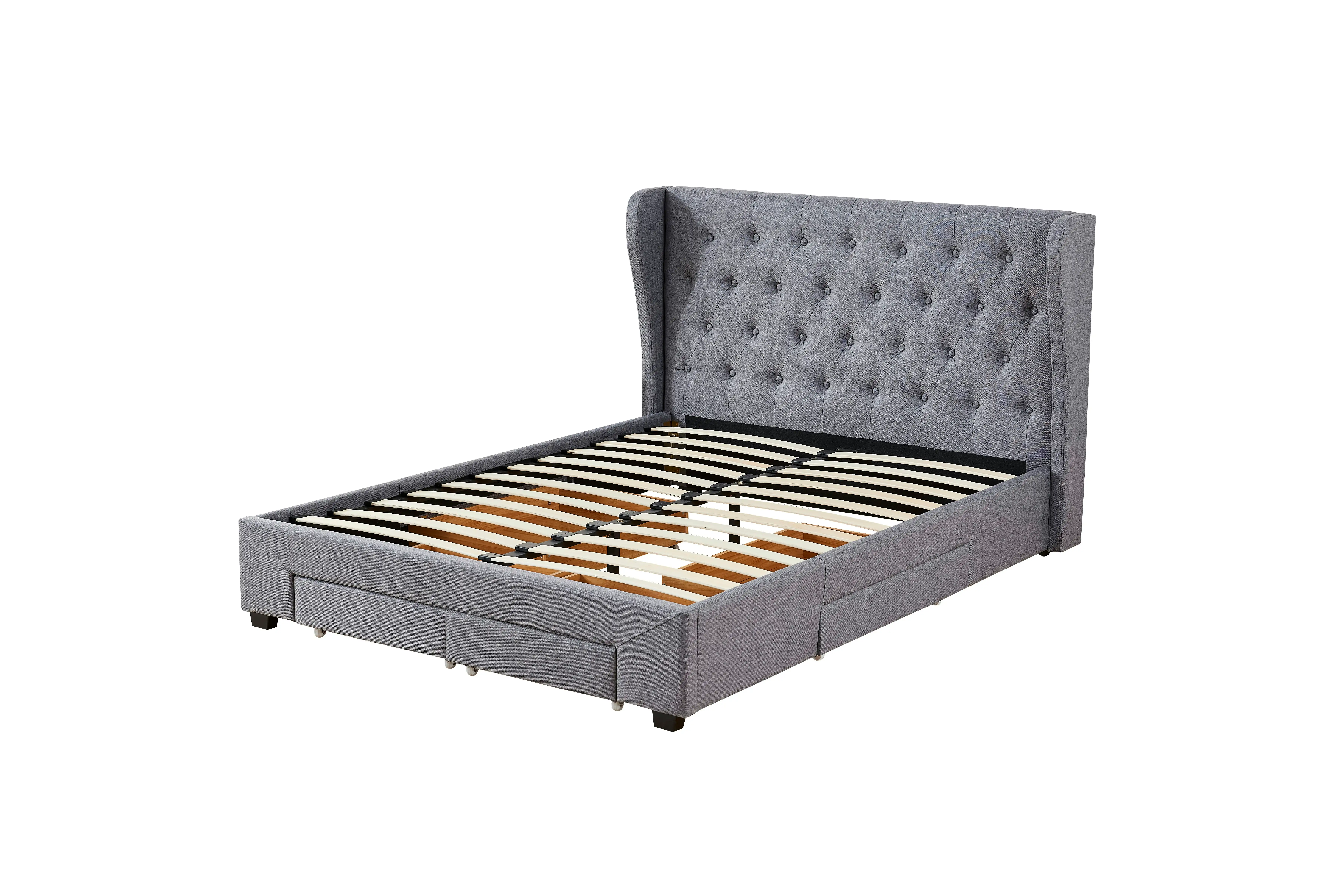 Avalon Queen Bed with 4 Drawers(YH0305)