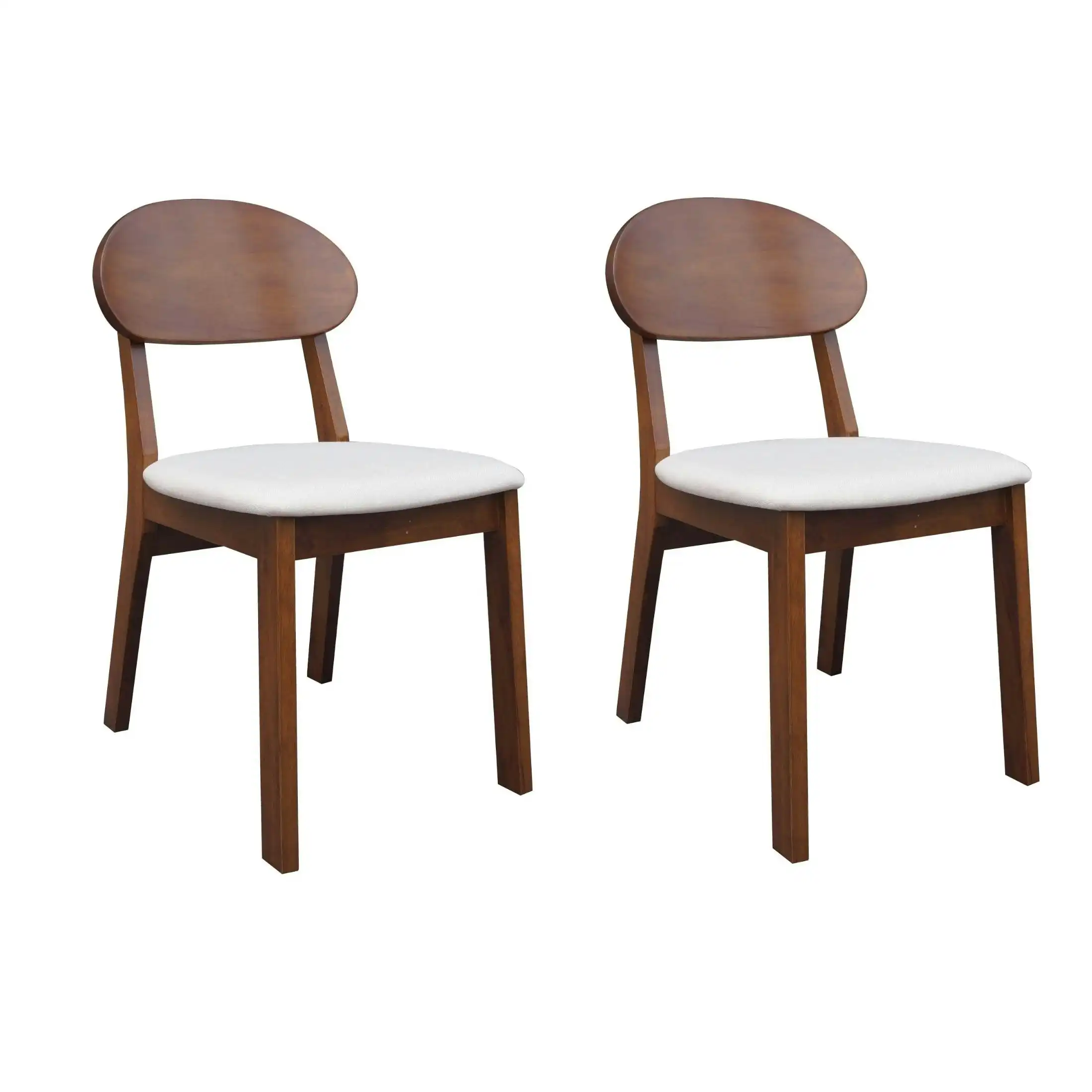 Gordon Set of 2 Walnut Dining Chairs