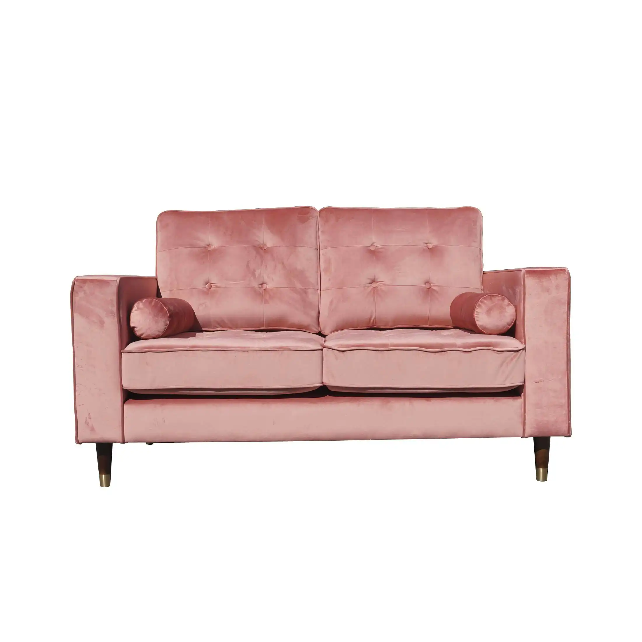 Fiona Sofa 2 Seat - Pink Velvet
