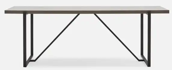 Lucas 1800 Dining table-Cement