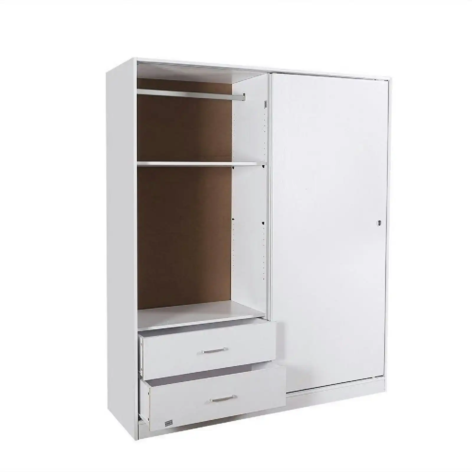 Redfern Builtin Modular - 1600 Sliding Door Storage - White