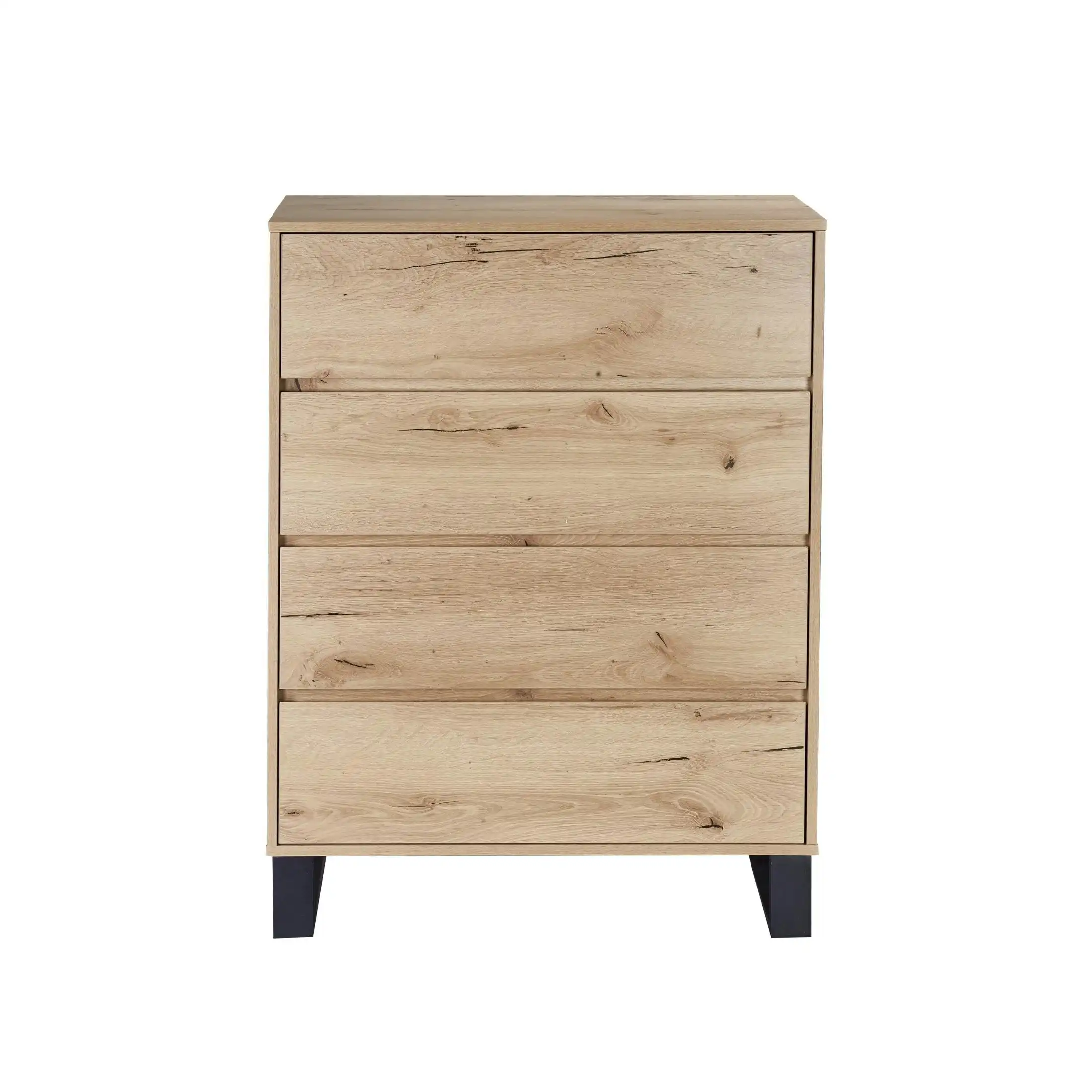 Coogee 4 Drawer Chest - Natural Oak