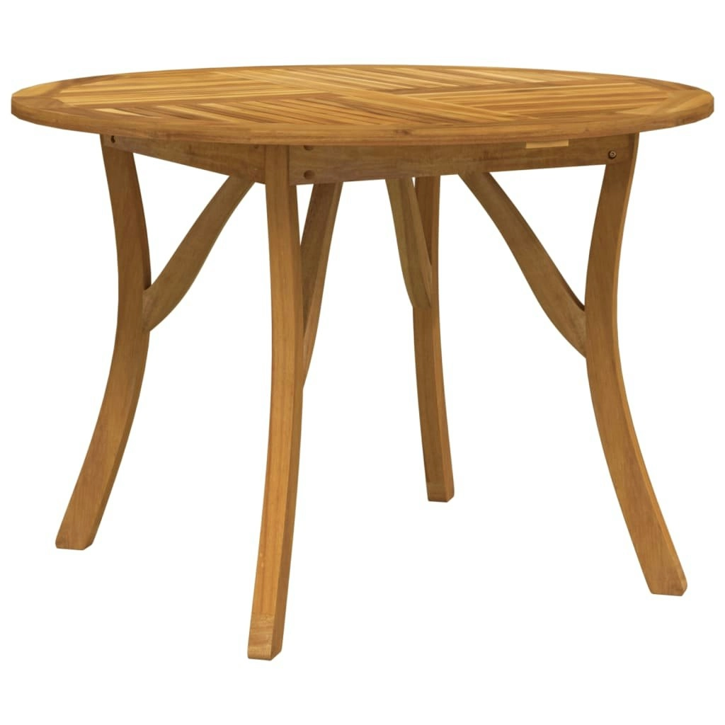 Garden Table ÃƒËœ 110 cm Solid Wood Acacia 363303