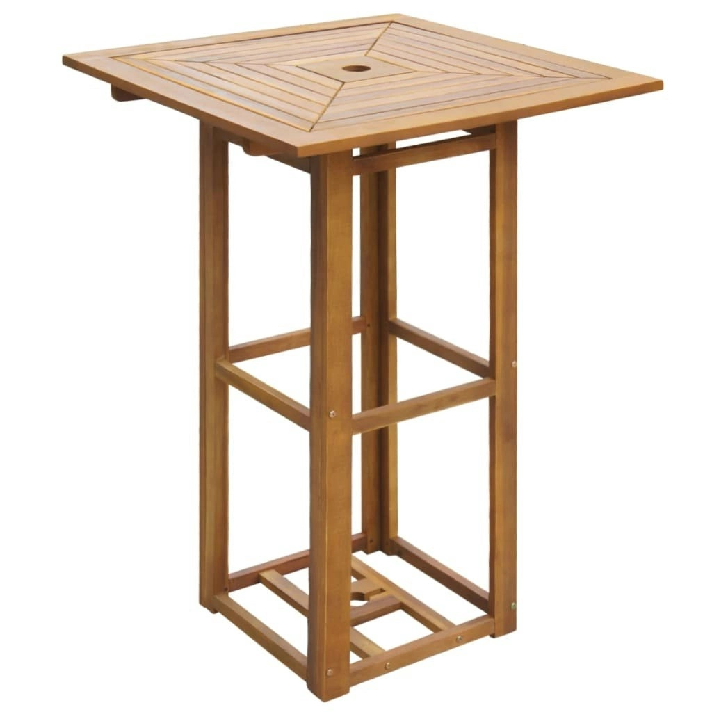 Bistro Table 75x75x110 cm Solid Acacia Wood 42655