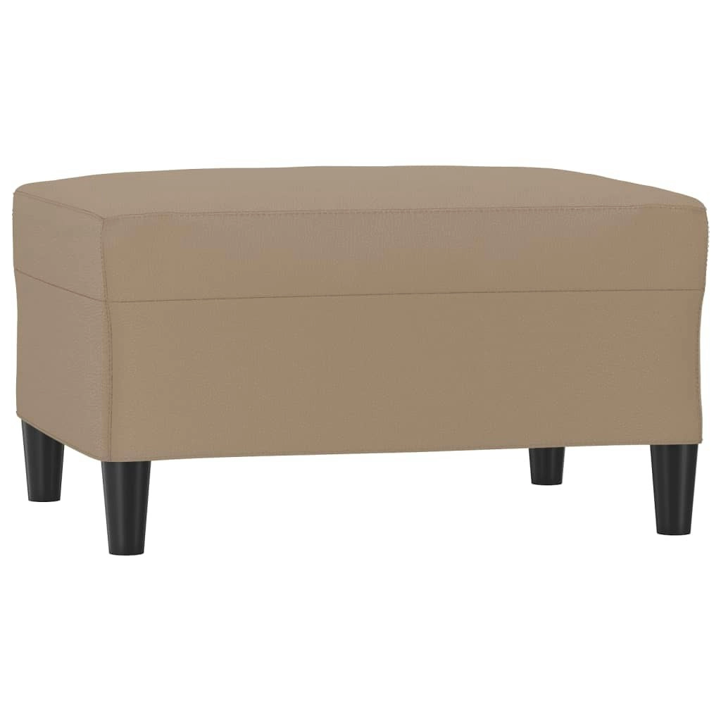 Footstool Cappuccino 70x55x41 cm Faux Leather 349316