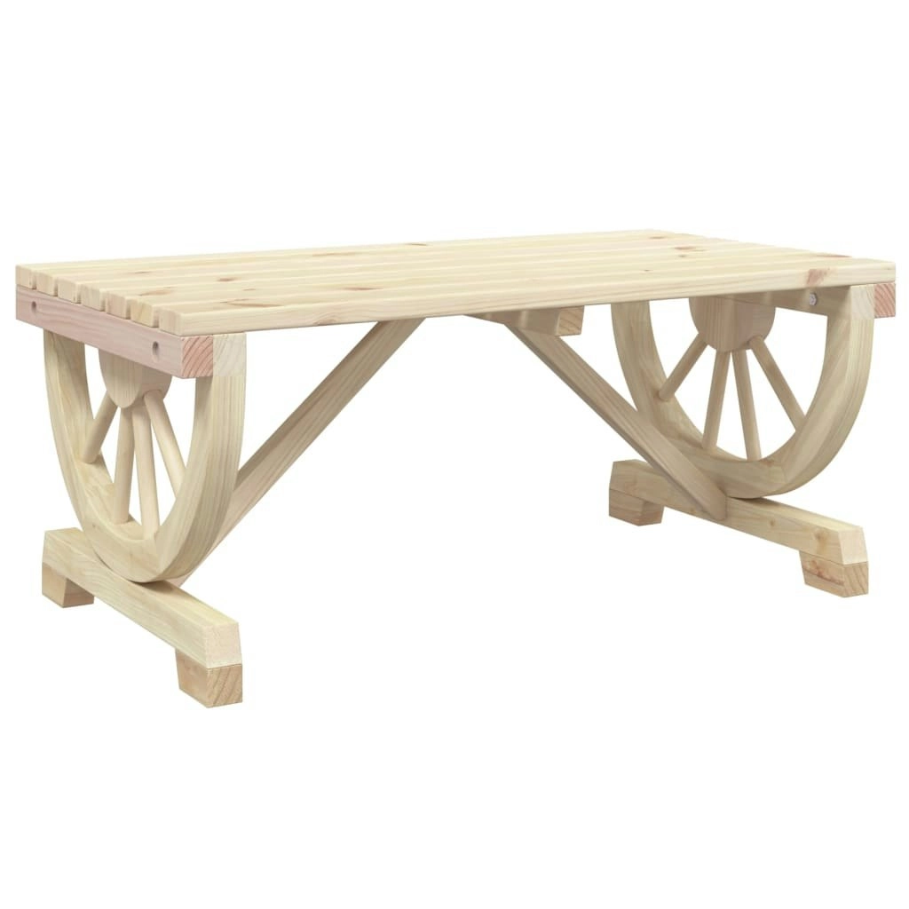 Garden Coffee Table 90x50x40 cm Solid Wood Fir 365107